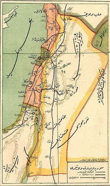 map ottoman syria 1913 map ottoman syria 1913
