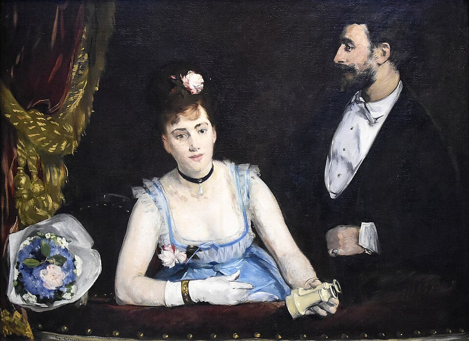 Eva_Gonzalès_(1849-1883)_Een_loge_in_het_Théâtre_des_Italiens_(1874)_Musée_d'Orsay_22-8-2017_17-29-43