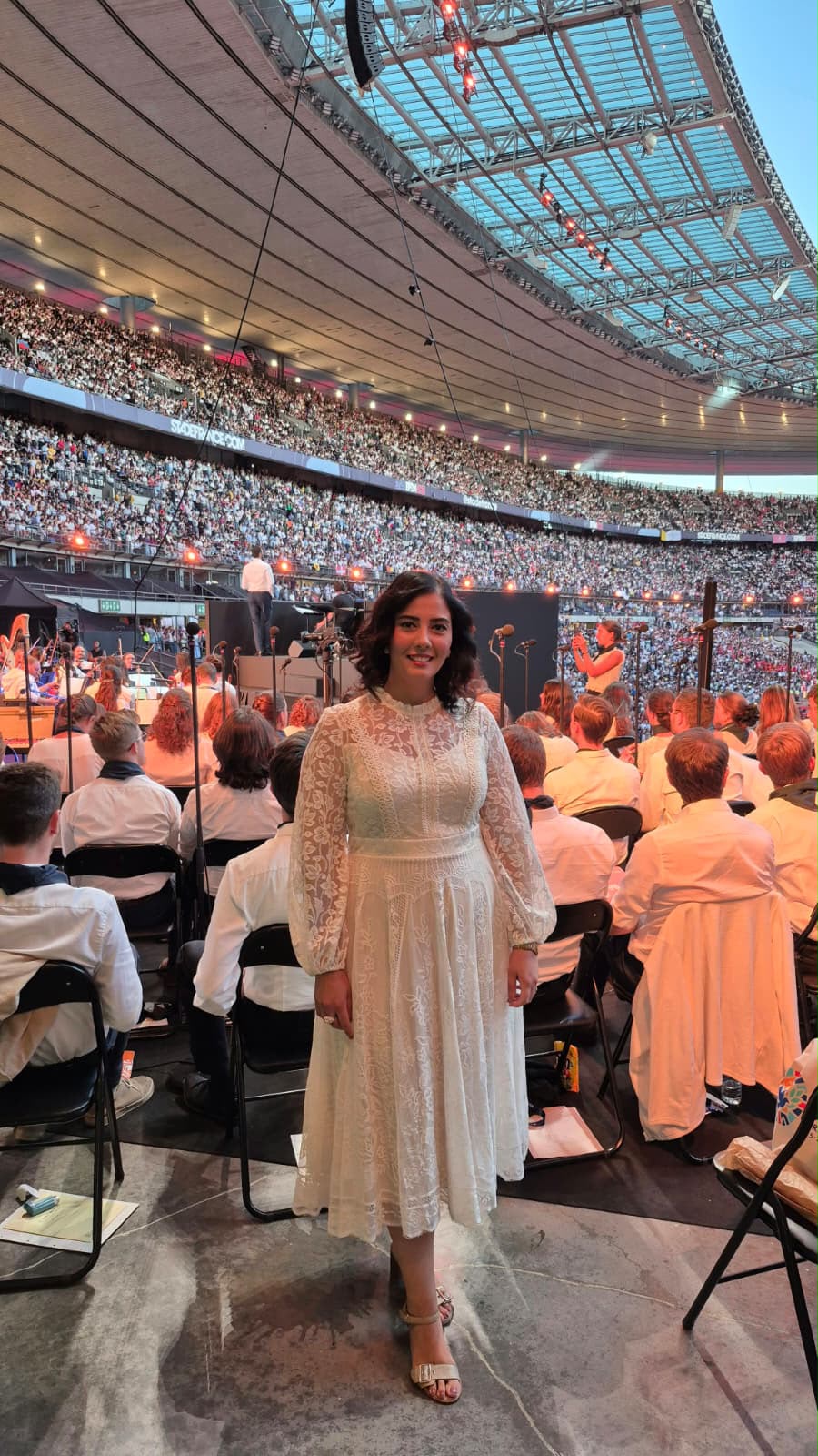 Helena au stade de France
